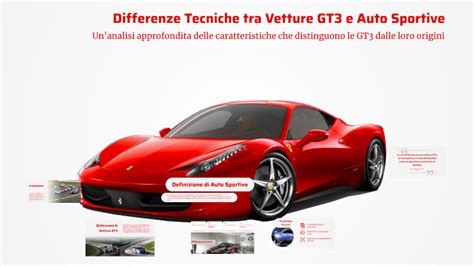 Differenze tra vetture GT3 e GTE