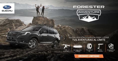 Subaru Forester in un paesaggio montano