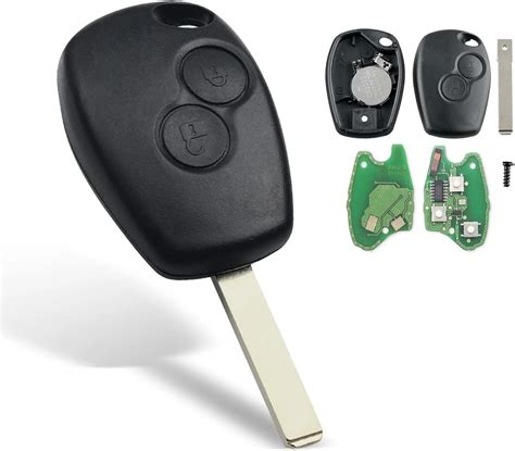 Esploso tecnico di un telecomando auto generico con guscio e scheda elettronica