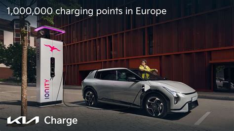 Infografica sulla rete di ricarica Kia Charge in Europa