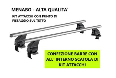 Installazione barre portatutto su tetto liscio