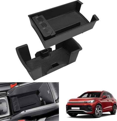 Interni Volkswagen Tiguan con cassetto portaoggetti