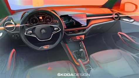 Interni spaziosi della Skoda Fabia