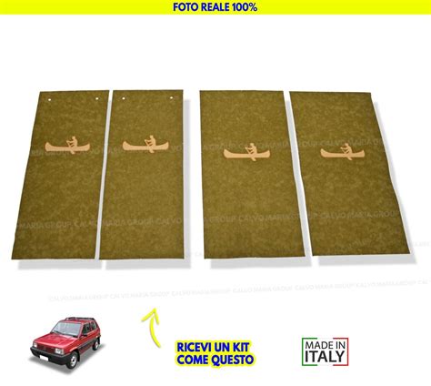 Fiat Panda Café: interni con tappezzeria Sisley