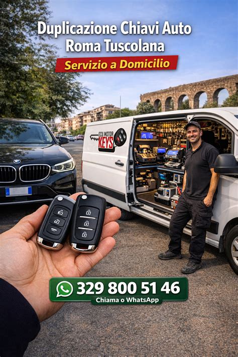 Servizio di duplicazione chiavi auto a domicilio