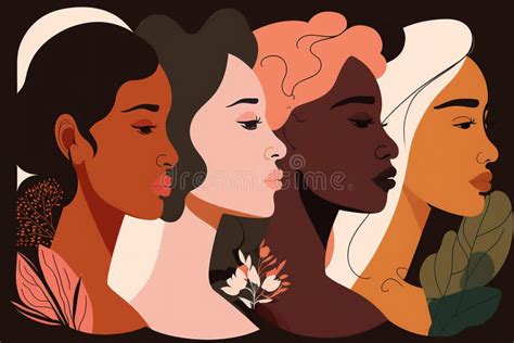 Illustrazione di donne di epoche diverse